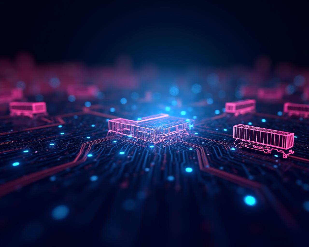 Secure data encryption visualization for logistics